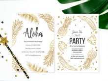 70 The Best Tropical Party Invitation Template PSD File with Tropical Party Invitation Template