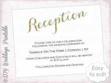 71 Blank Reception Invitation Wordings To Invite Friends Now with Reception Invitation Wordings To Invite Friends