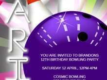 71 Free Birthday Party Invitation Template Bowling Maker by Birthday Party Invitation Template Bowling