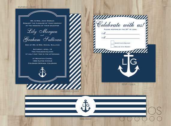 71 Online Nautical Wedding Invitation Template for Ms Word for Nautical Wedding Invitation Template