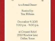 Dinner Invitation Text Ideas