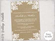 71 Visiting Wedding Invitation Template Lace For Free with Wedding Invitation Template Lace