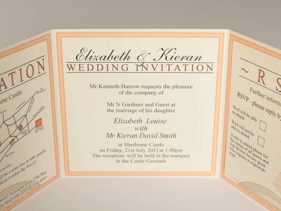 72 Create Tri Fold Wedding Invitation Template Formating by Tri Fold Wedding Invitation Template