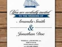 72 Creative Nautical Wedding Invitation Template With Stunning Design for Nautical Wedding Invitation Template