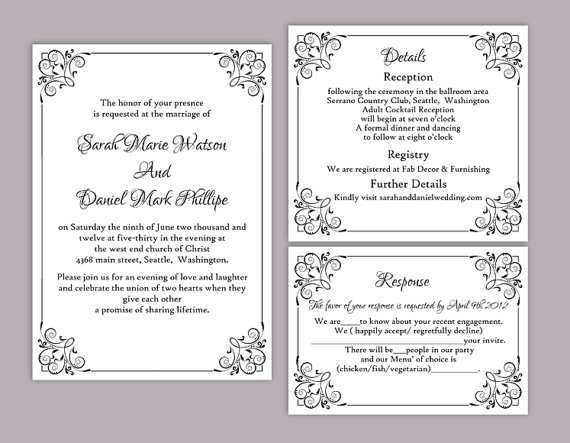 72 Customize Our Free Simple Elegant Wedding Invitation Template in Word with Simple Elegant Wedding Invitation Template