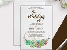 72 Free Succulent Wedding Invitation Template Formating with Succulent Wedding Invitation Template