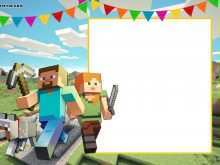 73 Free Printable Minecraft Party Invitation Template Download for Minecraft Party Invitation Template
