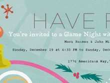 73 How To Create Blank Game Night Invitation Template Maker by Blank Game Night Invitation Template