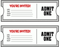 74 Blank Party Invitation Ticket Template With Stunning Design for Party Invitation Ticket Template
