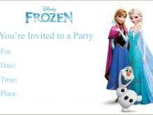74 Customize Our Free Frozen Birthday Invitation Template With Stunning Design by Frozen Birthday Invitation Template