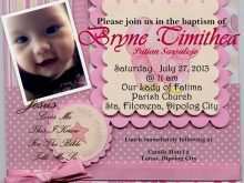 74 Free Printable Example Of Invitation Card For Christening And Birthday Layouts with Example Of Invitation Card For Christening And Birthday