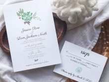 74 Free Printable Succulent Wedding Invitation Template in Word by Succulent Wedding Invitation Template