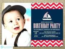 Nautical Birthday Invitation Template Free