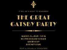 75 Creating Blank Great Gatsby Invitation Template Download for Blank Great Gatsby Invitation Template