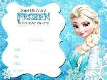 75 Customize Our Free Frozen Birthday Invitation Template Templates by Frozen Birthday Invitation Template