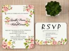 76 Creating Garden Wedding Invitation Template With Stunning Design for Garden Wedding Invitation Template