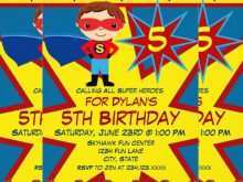76 Free Birthday Invitation Template Superhero Formating for Birthday Invitation Template Superhero