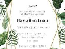 76 Visiting Hawaiian Party Invitation Template in Photoshop for Hawaiian Party Invitation Template