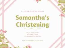 77 Customize Our Free Christening Invitation Blank Template Pink Photo for Christening Invitation Blank Template Pink