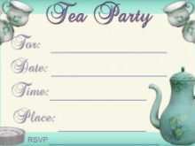 77 Online Blank Tea Party Invitation Template in Word with Blank Tea Party Invitation Template