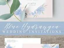 77 Online Hydrangea Wedding Invitation Template Layouts with Hydrangea Wedding Invitation Template