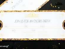 77 Online Oscar Party Invitation Template Now by Oscar Party Invitation Template
