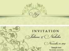 77 The Best Formal Invitation Template Vector Now by Formal Invitation Template Vector