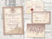 78 Create Harry Potter Wedding Invitation Template Free With Stunning Design for Harry Potter Wedding Invitation Template Free