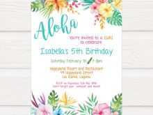 78 Create Tropical Party Invitation Template Maker for Tropical Party Invitation Template
