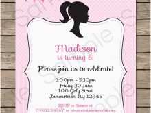 78 Customize Our Free Editable Barbie Invitation Template Blank PSD File with Editable Barbie Invitation Template Blank