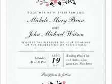 78 How To Create Wedding Invitation Template Download Word Layouts for Wedding Invitation Template Download Word