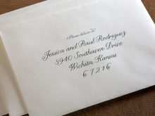 78 The Best Envelope Wedding Invitation Template in Word by Envelope Wedding Invitation Template