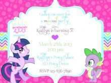 79 Creative My Little Pony Invitation Blank Template for Ms Word with My Little Pony Invitation Blank Template