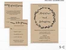 79 Customize Our Free Wedding Invitation Template Rustic With Stunning Design with Wedding Invitation Template Rustic
