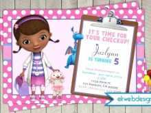 79 Free Printable Doc Mcstuffins Birthday Invitation Template Download with Doc Mcstuffins Birthday Invitation Template