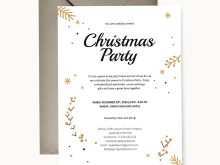 Christmas Party Invitation Template Word