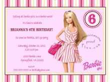 80 Best Editable Barbie Invitation Template Blank For Free with Editable Barbie Invitation Template Blank