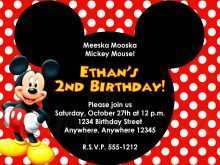 80 Best Mickey Mouse Party Invitation Template in Photoshop for Mickey Mouse Party Invitation Template