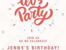 80 Blank Birthday Party Invitation Template Word PSD File for Birthday Party Invitation Template Word