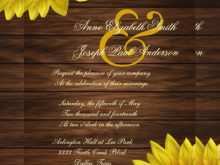 80 Customize Our Free Sunflower Wedding Invitation Template Download for Sunflower Wedding Invitation Template