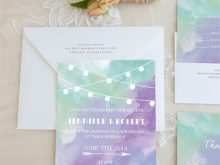 80 Free Printable Watercolour Wedding Invitation Template in Photoshop by Watercolour Wedding Invitation Template