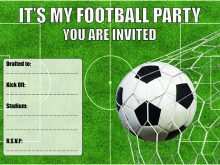 80 The Best Football Party Invitation Template With Stunning Design with Football Party Invitation Template