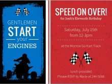 81 Best Go Karting Party Invitation Template Free Formating by Go Karting Party Invitation Template Free