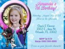 81 Customize Our Free Elsa Birthday Invitation Template in Photoshop with Elsa Birthday Invitation Template