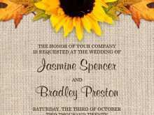 81 Customize Our Free Sunflower Wedding Invitation Template Now by Sunflower Wedding Invitation Template