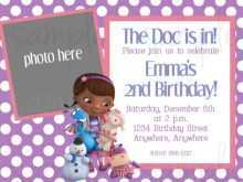 81 Online Doc Mcstuffins Birthday Invitation Template in Photoshop by Doc Mcstuffins Birthday Invitation Template