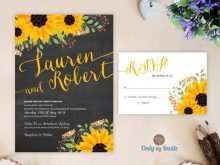 82 Best Sunflower Wedding Invitation Template Download by Sunflower Wedding Invitation Template