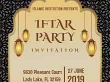 82 How To Create Iftar Party Invitation Template Now for Iftar Party Invitation Template