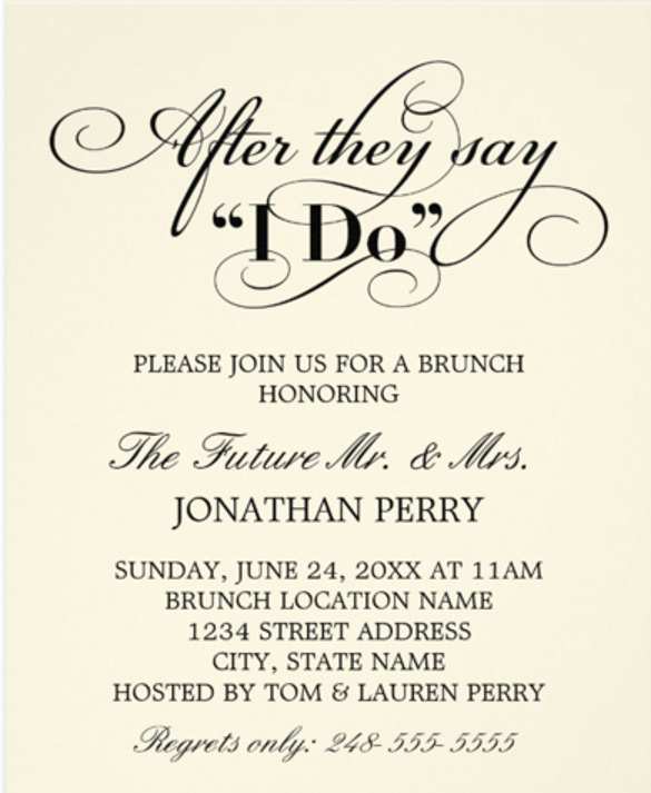 The Example Of Formal Invitation Card - Cards Design Templates