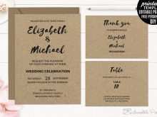 82 Report Kraft Paper Wedding Invitation Template Download by Kraft Paper Wedding Invitation Template